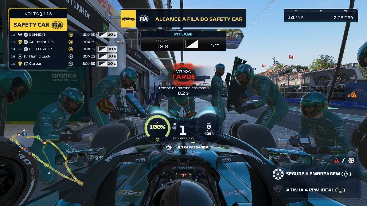 Primeira vitória no F1 25 daquele jeitão clássico no multiplayer: corrida maluca! Kkkkkkk