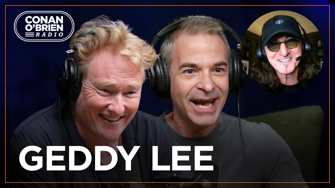Conan Surprises Jordan Schlansky With Rush Singer Geddy Lee | Conan O'Brien Radio