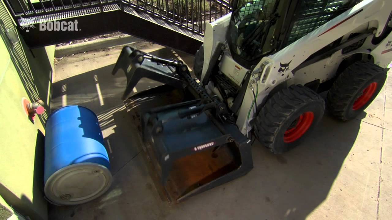 Visibility Challenge: Bobcat Advantage for Industrial Grapples