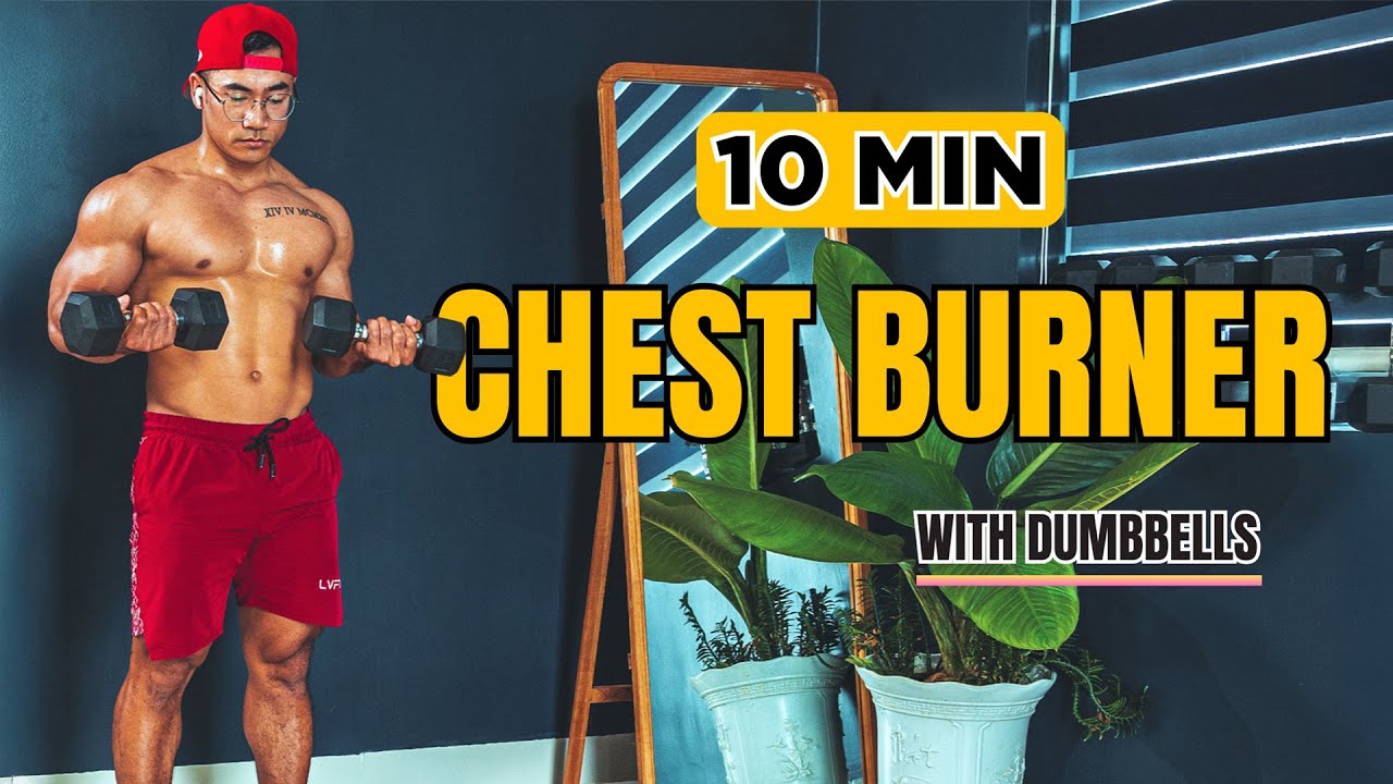 10 Mins INTENSE Chest Workout  BEGINNERS TO ADVANCED💪🔥