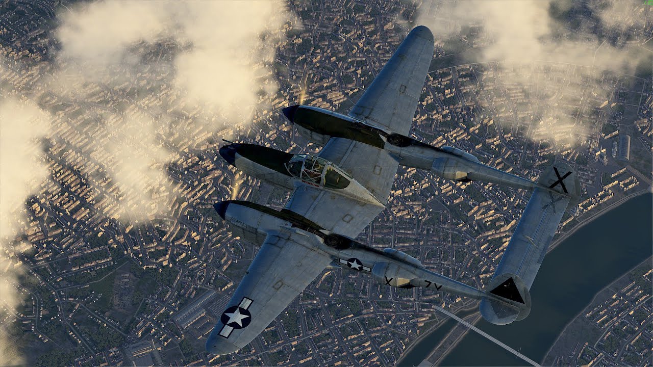 P38! 8 kill sortie from start to finish