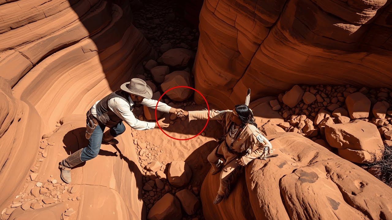 HE FOUND A YOUNG SHOSHONE TRAPPED IN A CANYON. THE RESCUE COST EVERYTHING (SHORT FILM) AI