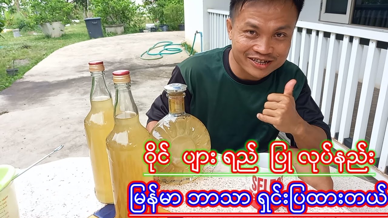 ဝိုင်ပျားရည်ပြုလုပ်နည်း(koyoe)ဝိုင္ျပဳလုပ္နည္း စိတ္ဝင္စားဝင္ၾကည့္လိုက္ပါ