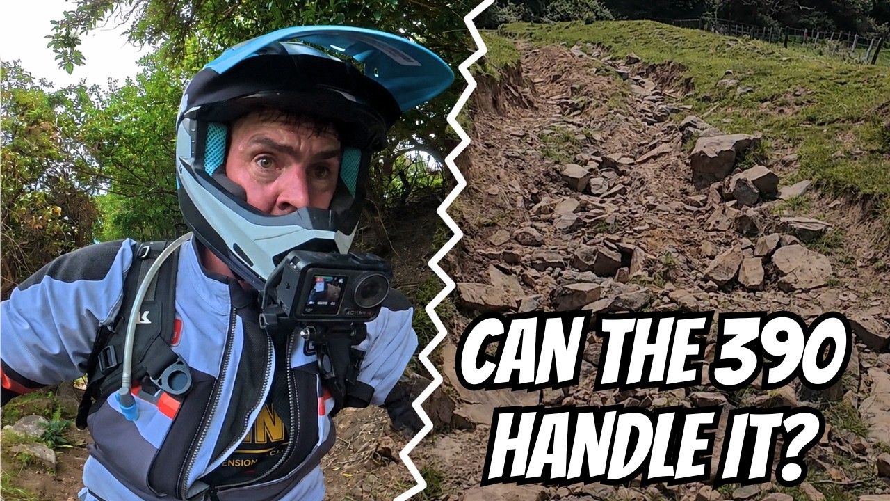 Can the KTM 390 Adventure R Handle Old Le Bons Track?