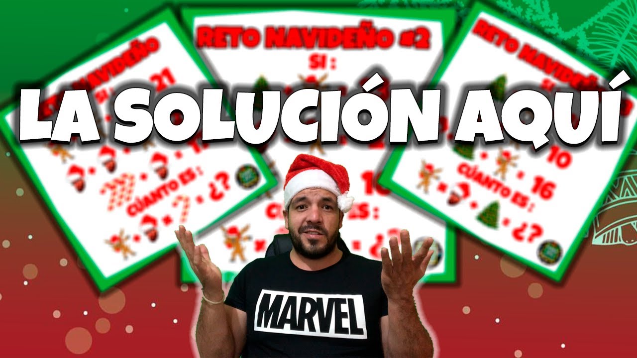 🎄 3 RETOS NAVIDEÑOS para ADOLESCENTES ✅ | ECUACIONES LINEALES con IMAGENES NAVIDEÑAS 🎄