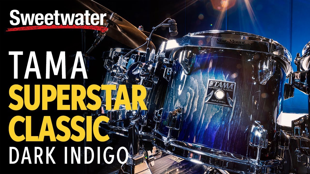 TAMA Superstar Classic CL72S 7-piece Shell Pack with Snare Drum Demo