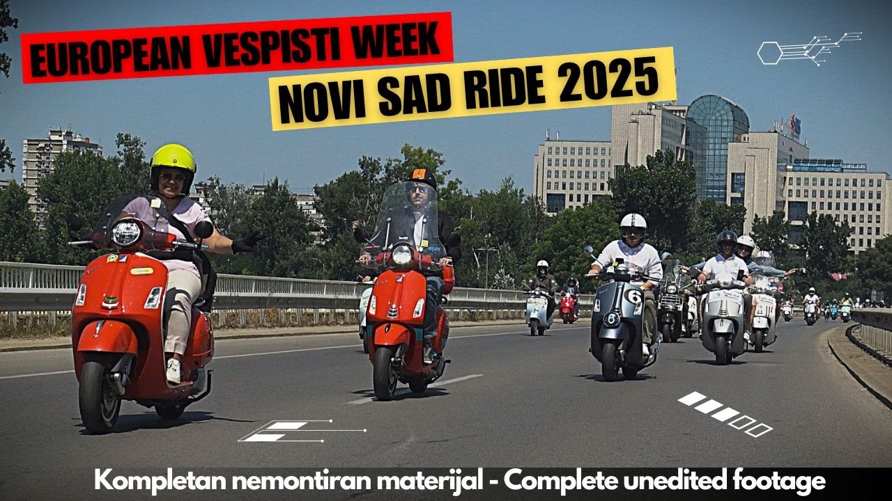 Vespa ride - Novi Sad,  June 14th 2025