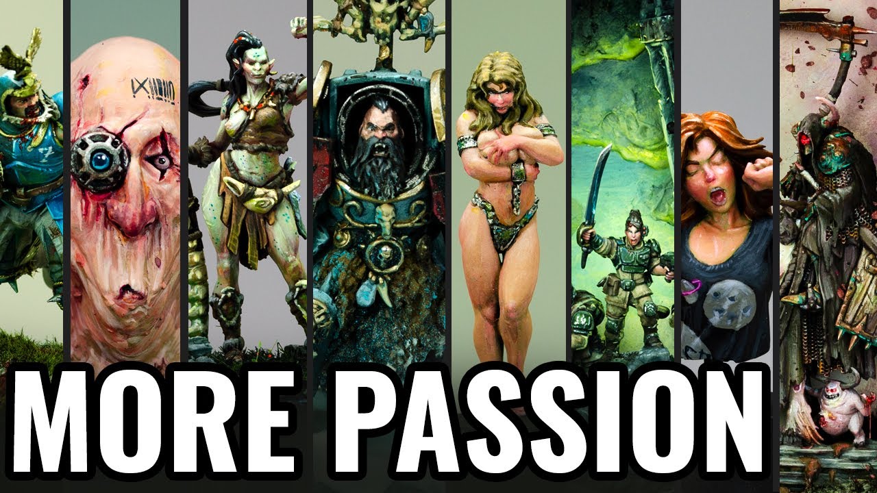 Painted these amazing FANTASY miniatures lately - showreel of recent miniature art by Roman Lappat