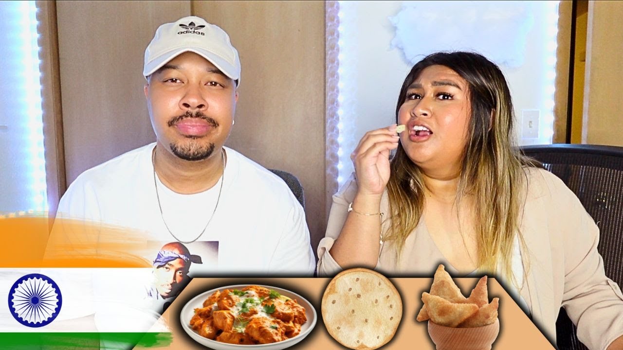 Trying INDIAN FOOD For The First time! MUKBANG