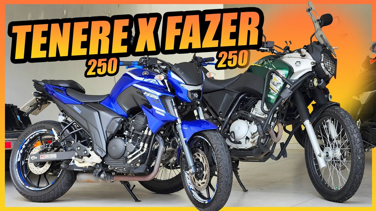 QUAL A MELHOR MOTO YAMAHA PARA USAR TODOS OS DIAS? *YAMAHA FZ25 X TENERE 250*