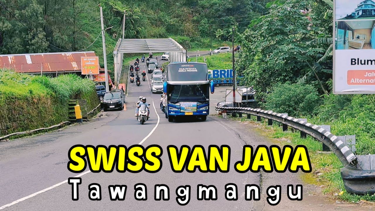 Swiss Van Java sepanjang Tawangmangu - Cemoro Kandang dg  Seribu Cafe