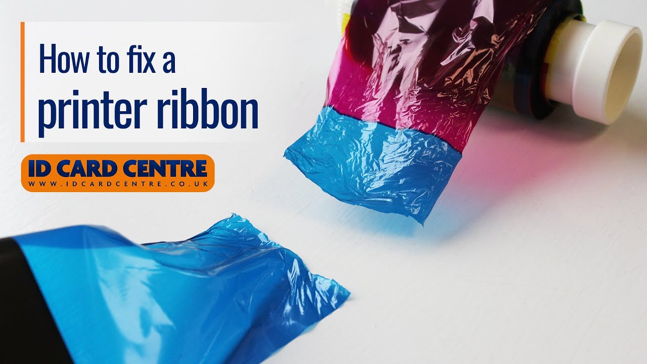 How to Fix a Broken Printer Ribbon - plastic card printing