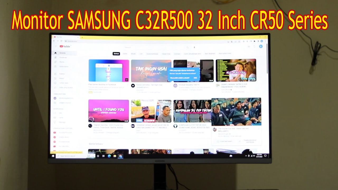 Monitor Samsung 32 inch C32R500 Full HD Curved