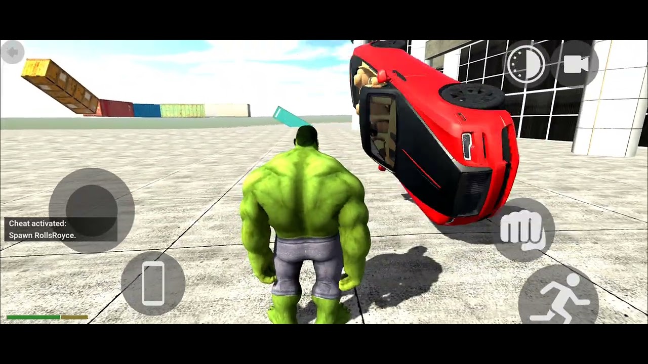  Hulk vs Supercar💥When strength meets speed chaos Hulk vs Supercar#video  
