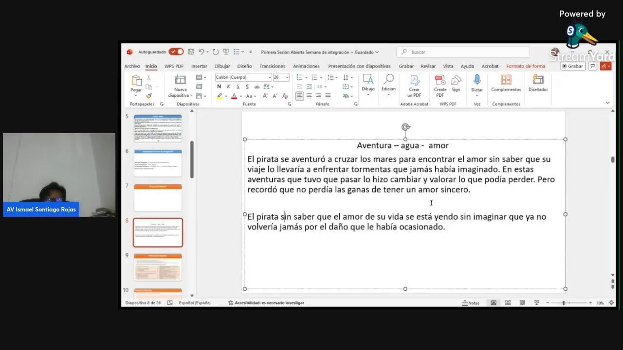 Primera Sesión Abierta Semana de Integración G80