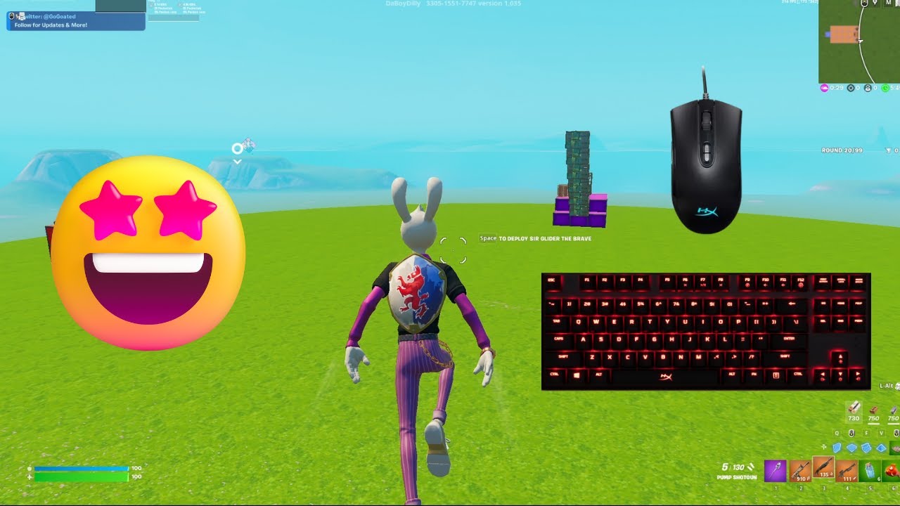 Keyboard Sounds 😴ASMR Fortnite Chill 🌟 Smooth Fortnite 🐐 Go Goat ZoneWars HyperX Alloy Fps Pro 60FPS