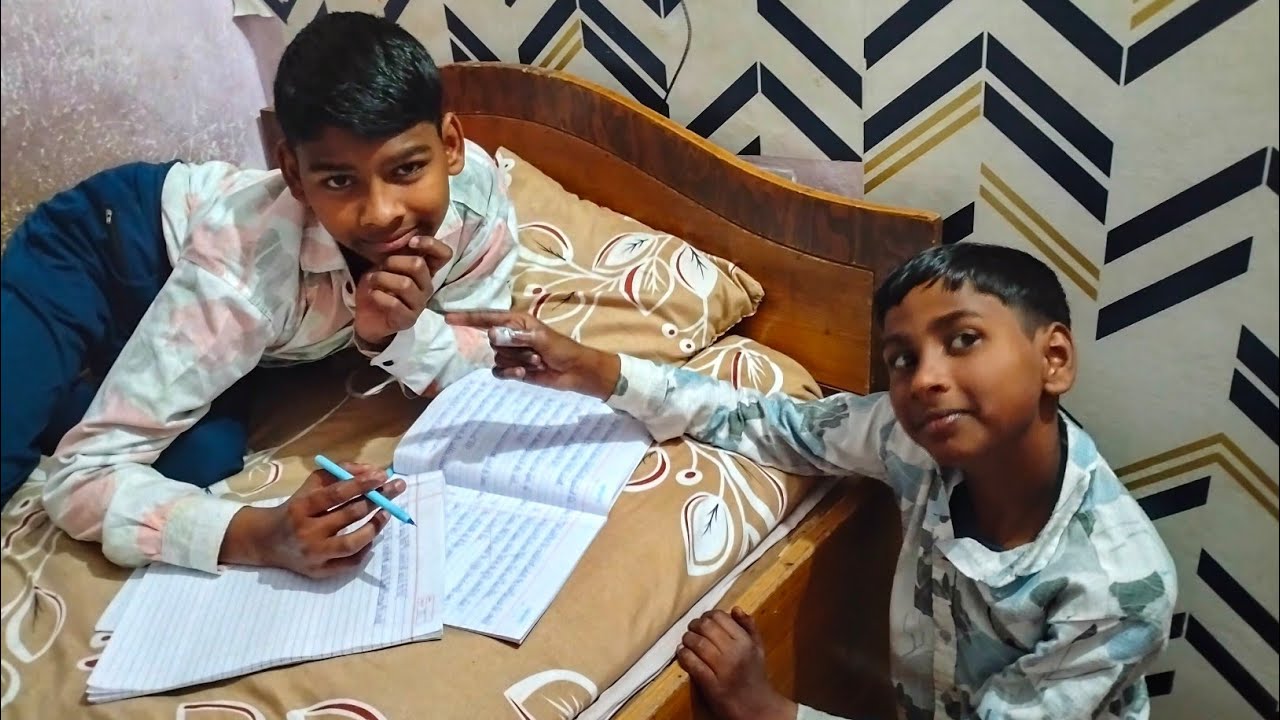 Ritesh Ka Homework uncomplete 😭 Dant Padi 