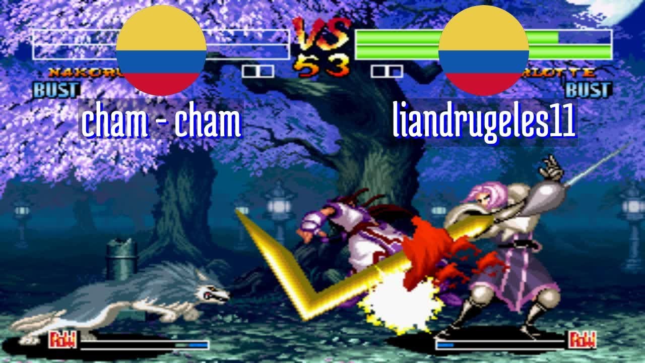 FT5 @samsho4: cham - cham (CO) vs liandrugeles11 (CO) [Samurai Shodown IV Fightcade] Feb 21