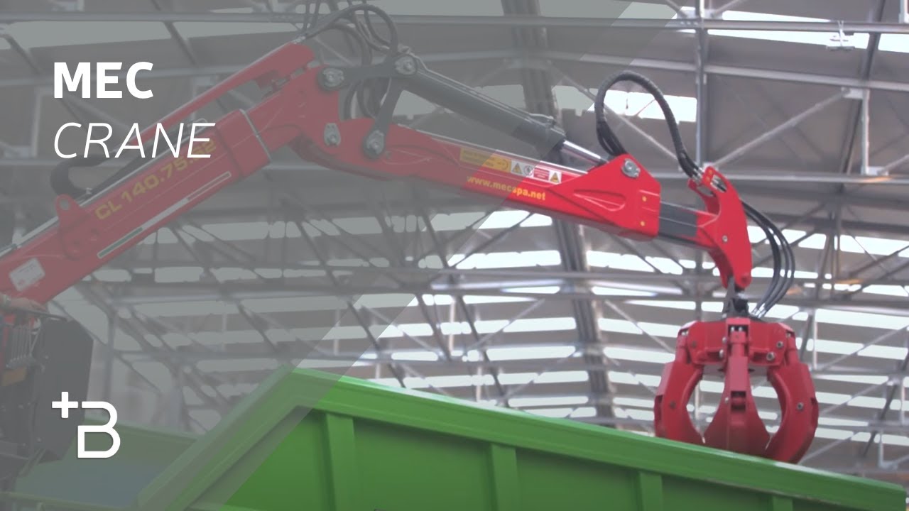 MEC cranes for handling bulky material