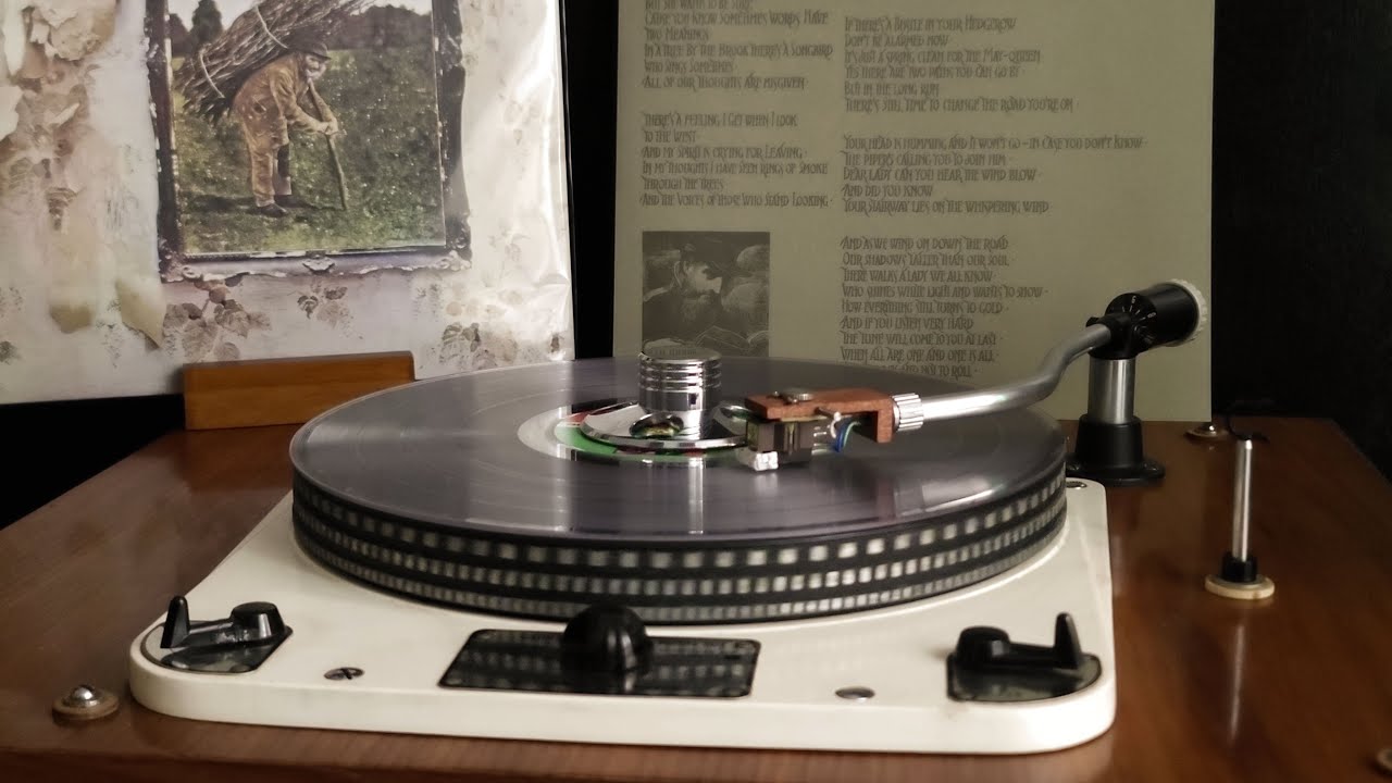 Led Zeppelin - Stairway To Heaven (2023 Crystal Clear 180g LP) on a 1963 Garrard 301 / Shure M55e