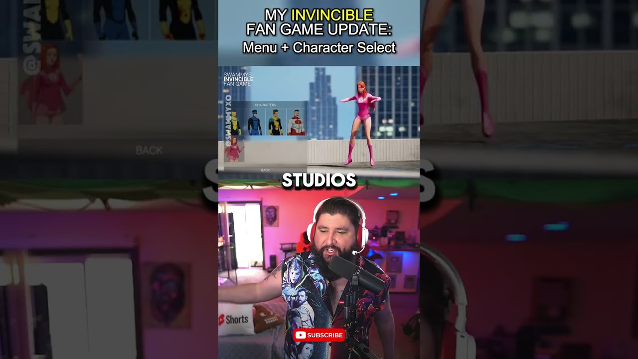 Фанатская игра Invincible от @SwammyXO