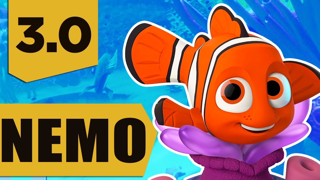 Disney Infinity 3.0: Nemo (Finding Dory) Gameplay and Skills