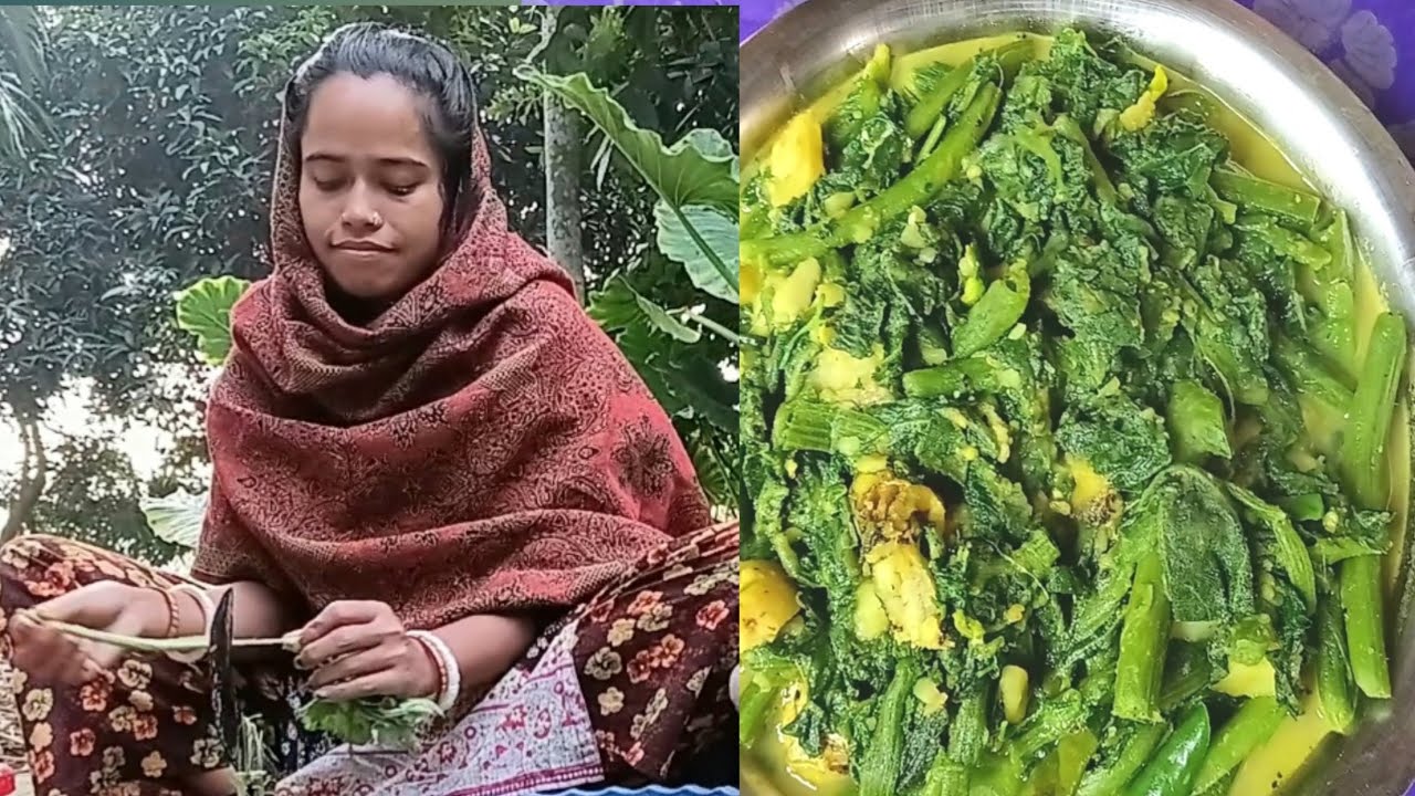নতুন নতুন কুমরো শাক ল্যাঠা মাছ দিয়ে জমে গেছে#Village bangla vlog#Village cooking vlog #cooking 