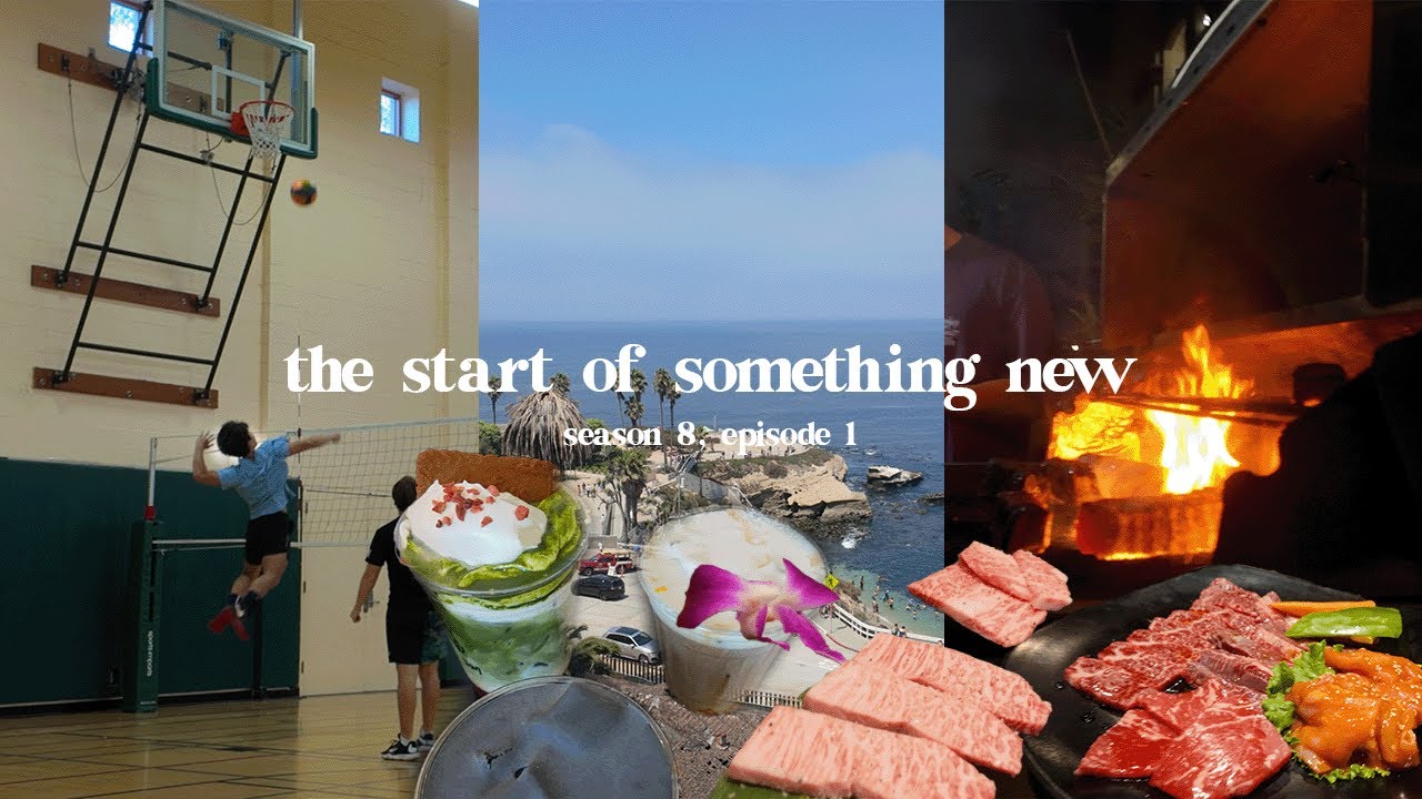 the start of something new (san dieog, sdsu, volleyball, matcha, waygu) S8EP1