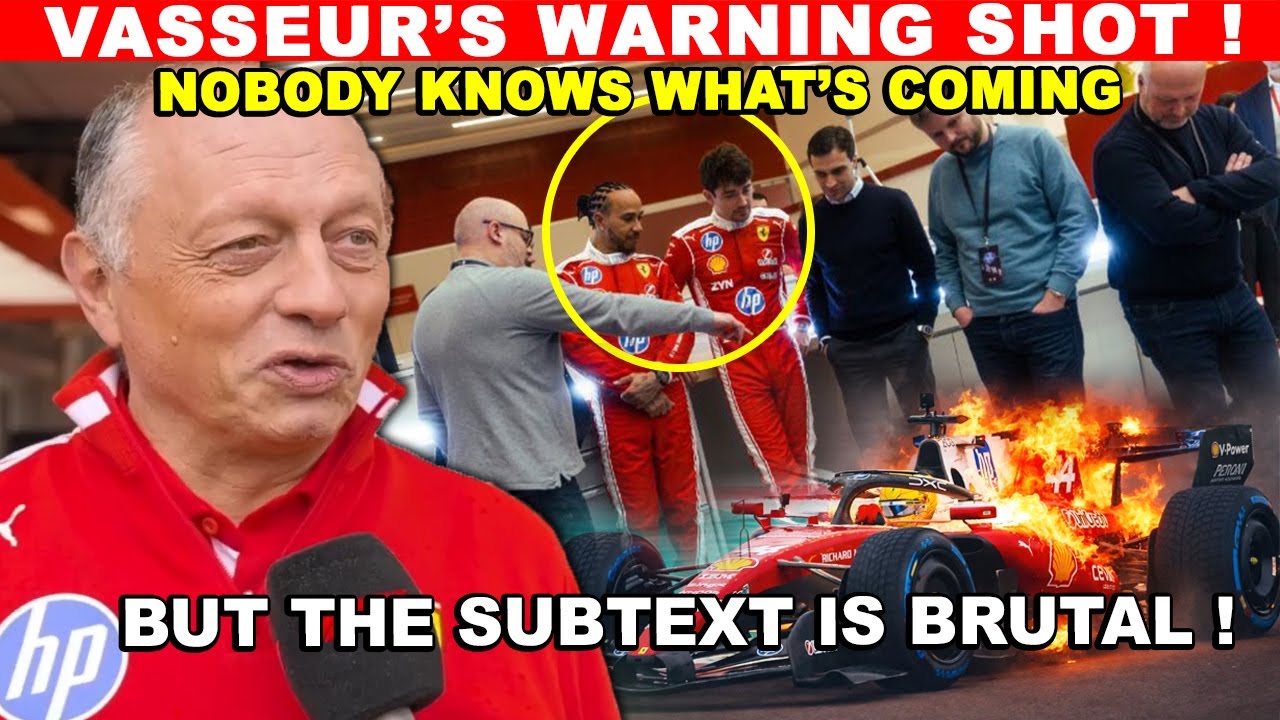 Fred Vasseur’s Most Honest Statement Yet Worry Formula 1, No team owner dared to say it