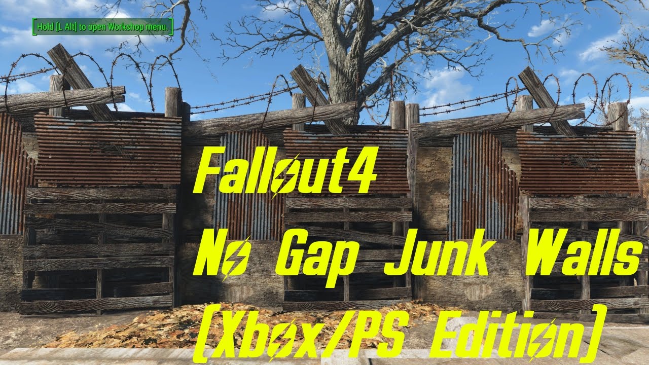 Fallout 4- Seamless Junk Walls (Xbox/PS)