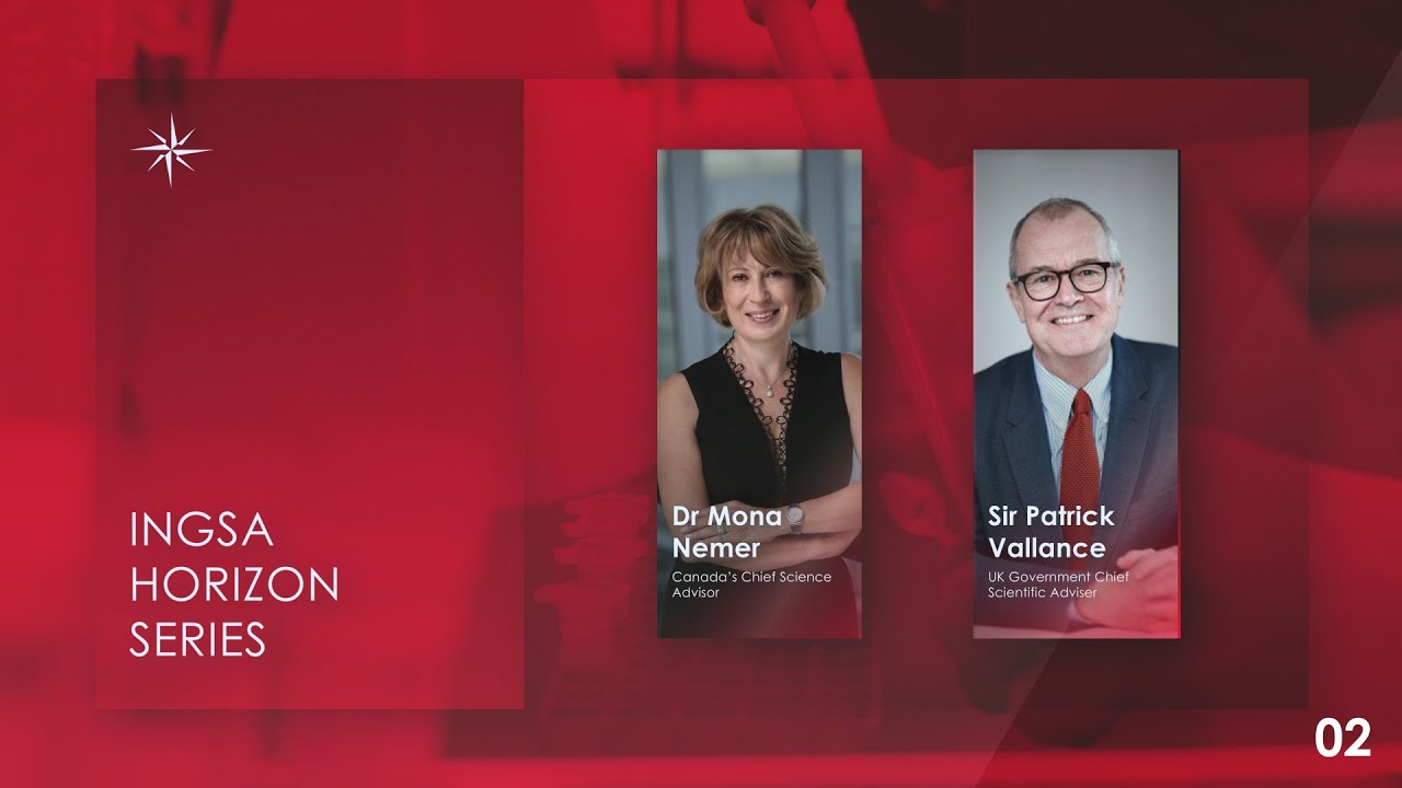 INGSA Horizons - Sir Patrick Vallance and Dr Mona Nemer in discussion - Frontline Science Advice