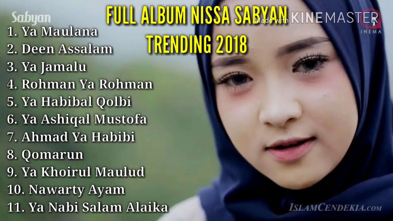 Full Album NISSA SABYAN/YA MAULANA Trending top 2018