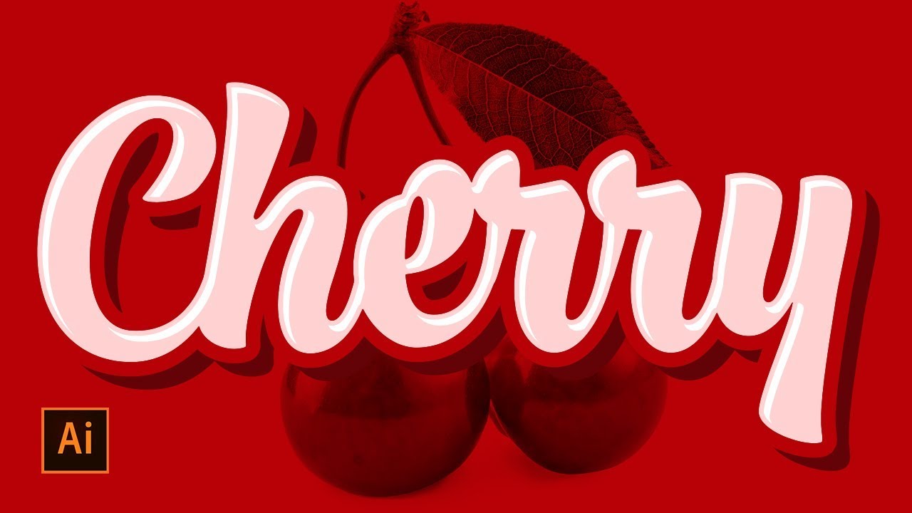 Выделение и тени 3D-текста в Adobe Illustrator