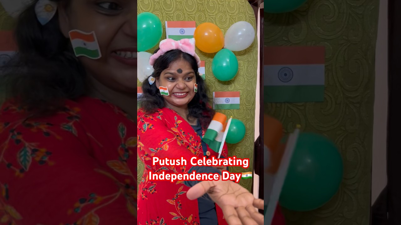 Putush celebrating Independence Day 🇮🇳 #shorts #comedy #bengalicomedy #putush