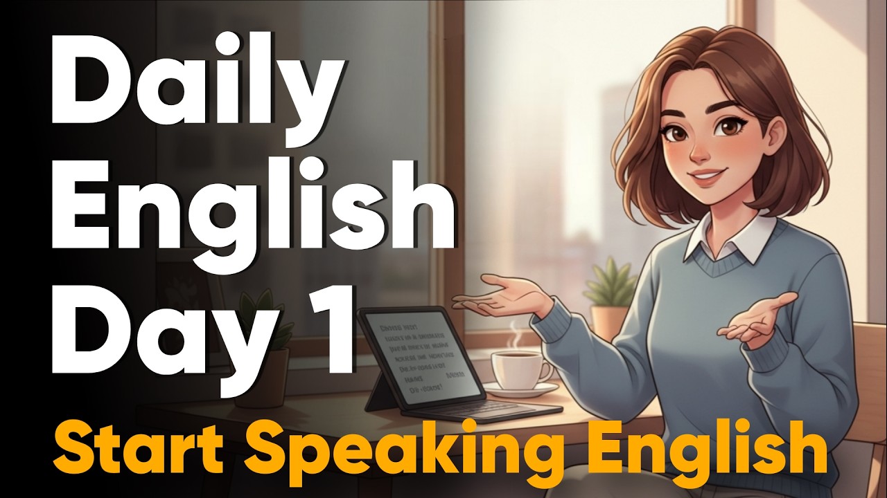 Daily English – Day 1 | Speak Natural English: How to Introduce Yourself (A1–A2)