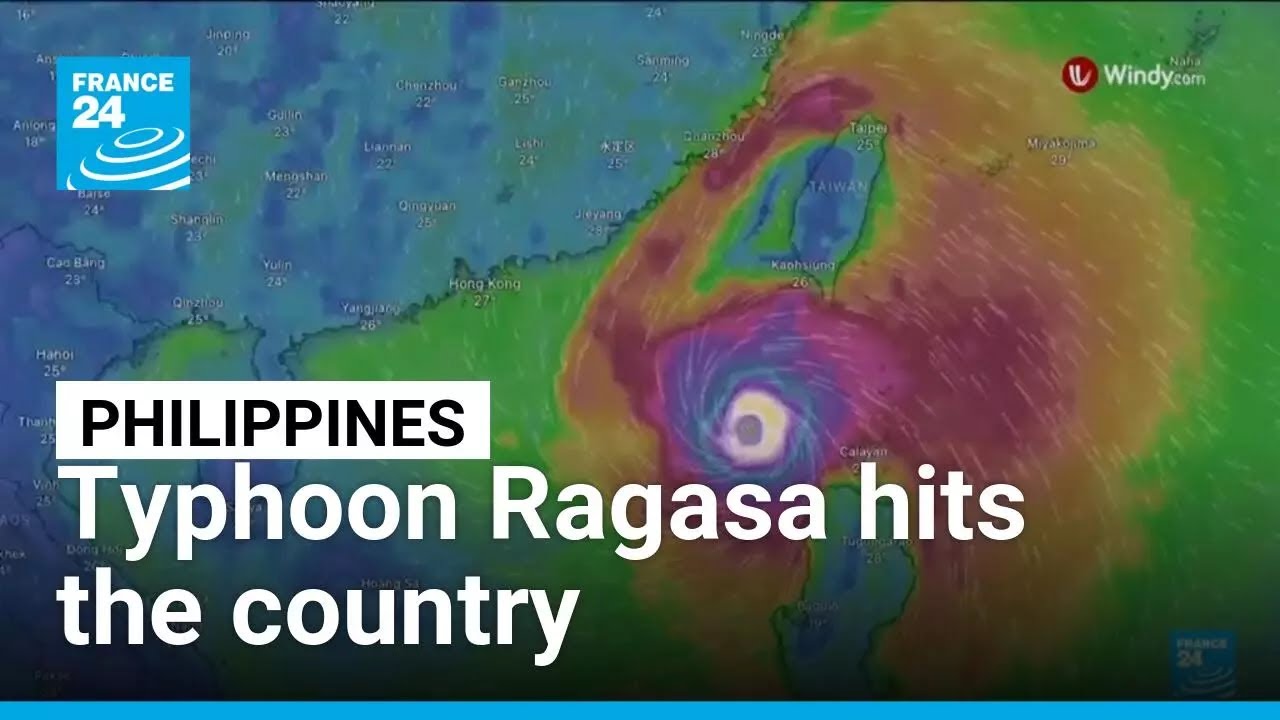 Philippines: Super Typhoon Ragasa hits the country, thousands evacuated • FRANCE 24 English