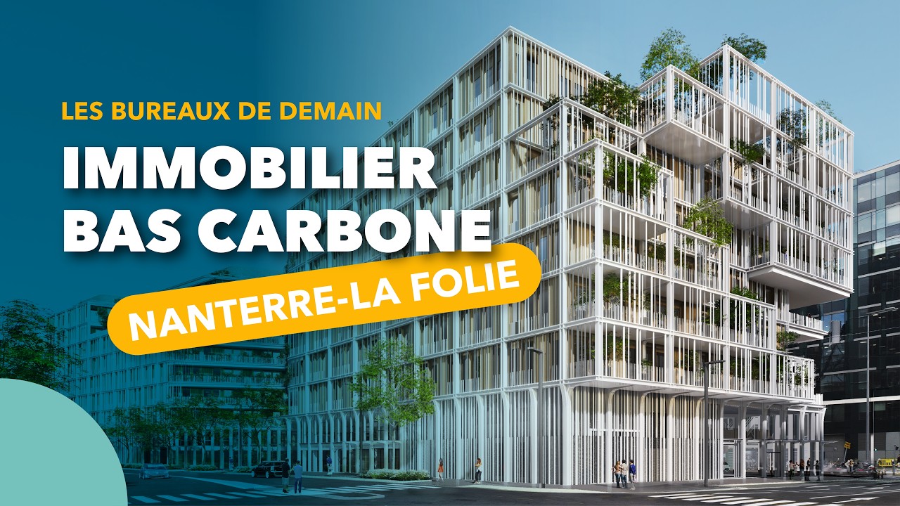 EDENN, un immeuble bioclimatique en structure bois-béton-métal à Nanterre-La Folie