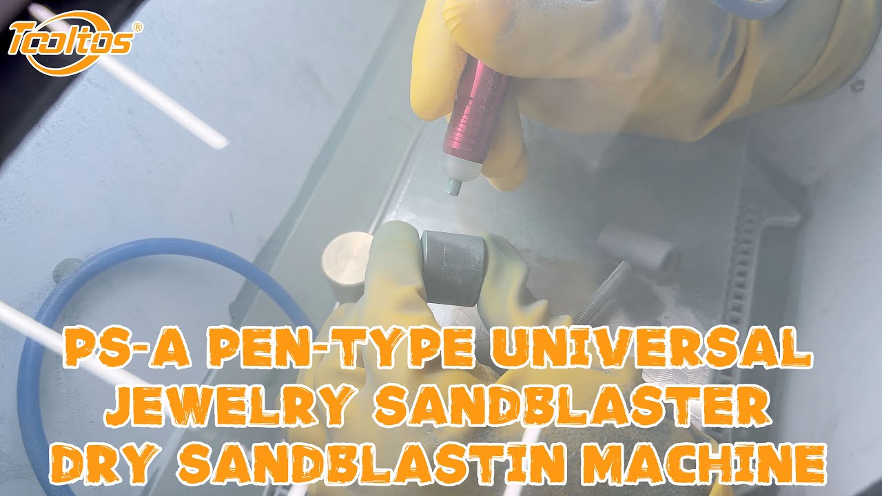 How To Use Tooltos PS-A Pen-type Universal Jewelry Sandblaster Dry Sandblasting Machine?