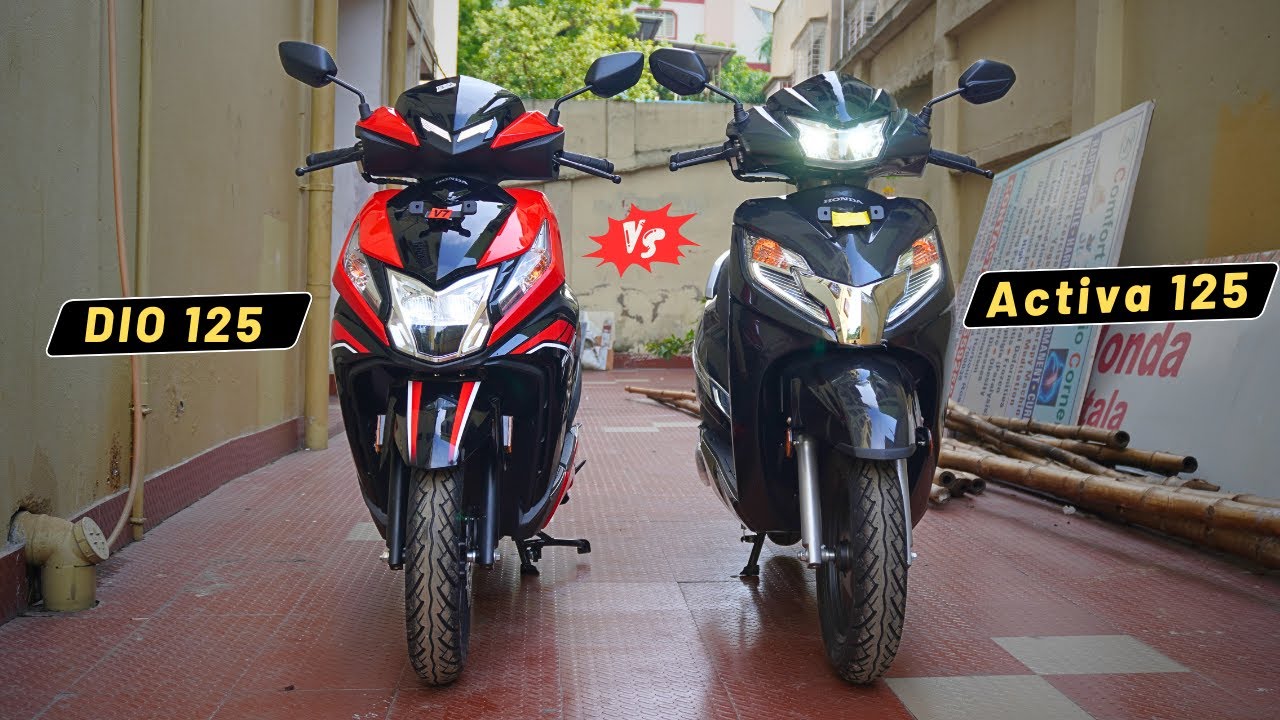 2023 Honda DIO 125 Vs 2023 Honda Activa 125 Detailed Comparison I Which One Should You Buy ?