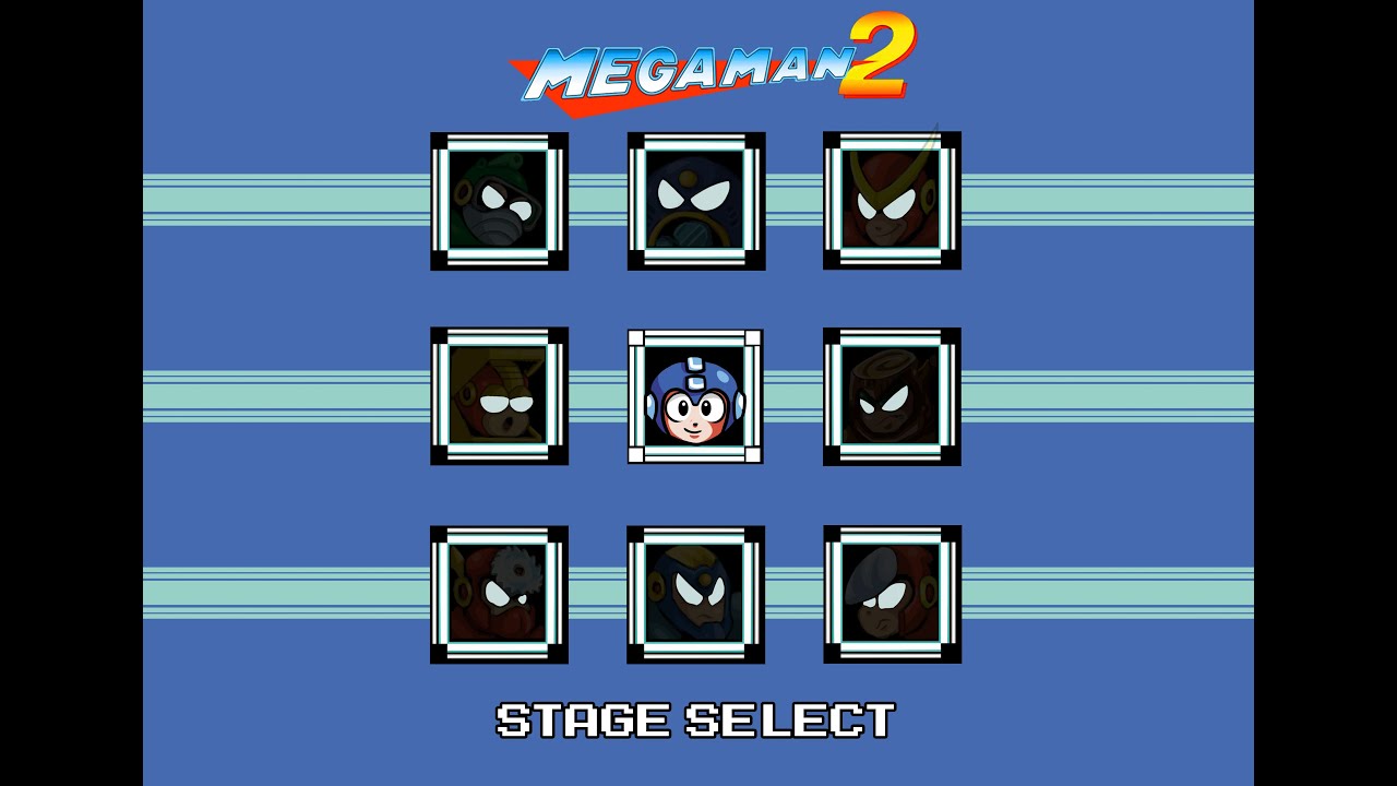 MEGAMAN 2 ROBOT MASTERS FANART (BOSS FIGHT REMIX)