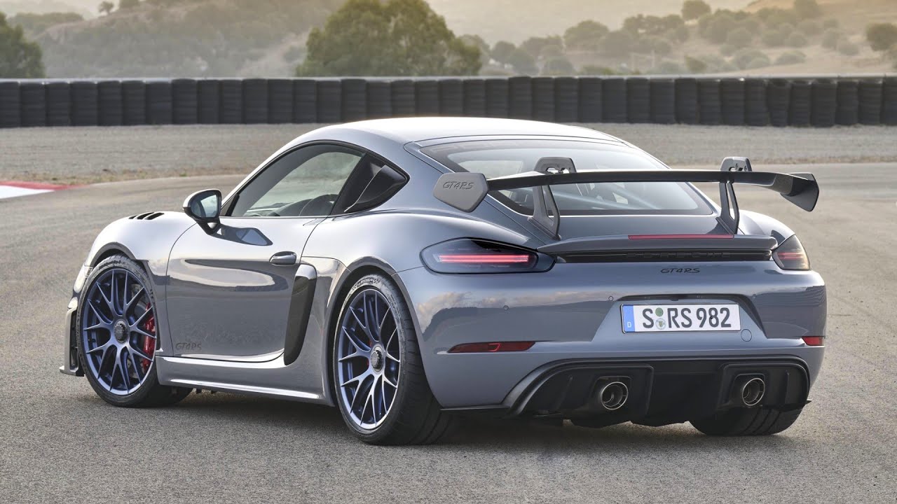 New Porsche 718 Cayman GT4 RS Weissach Package | Track, Exhaust, Exterior, Interior and Specs