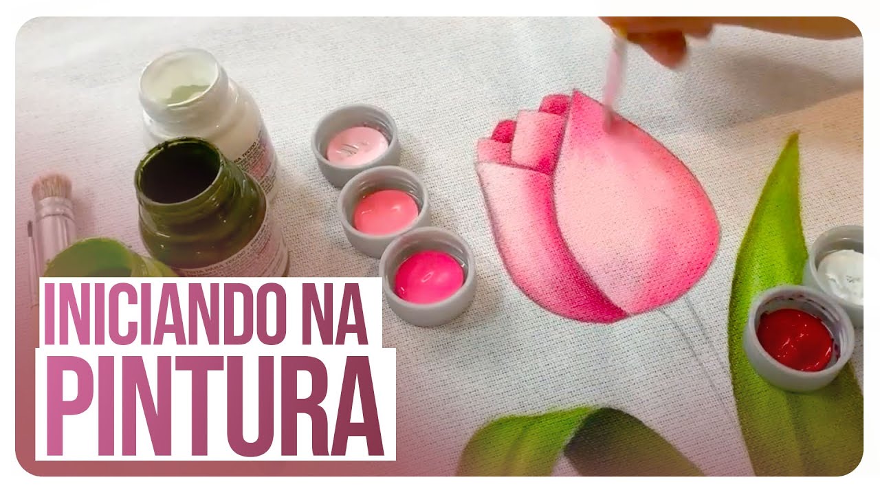 Aula para quem quer começar na Pintura em Tecido