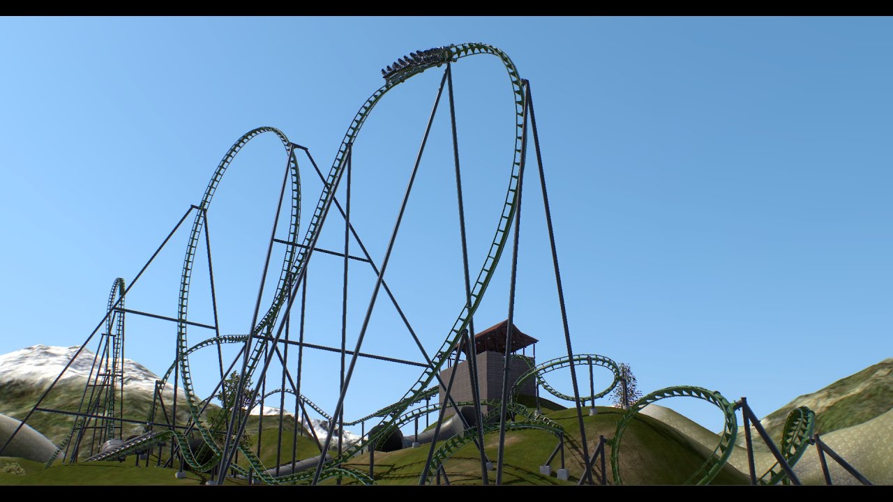 Intense Vekoma Terrain Launch Coaster | NoLimits 2 FVD++