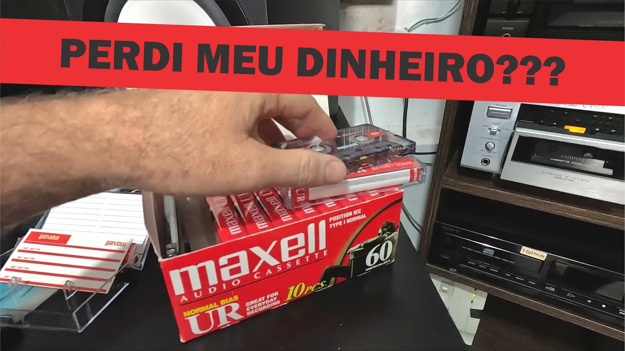 Fitas K7 Maxell à venda no Mercado Livre [CUIDADO]