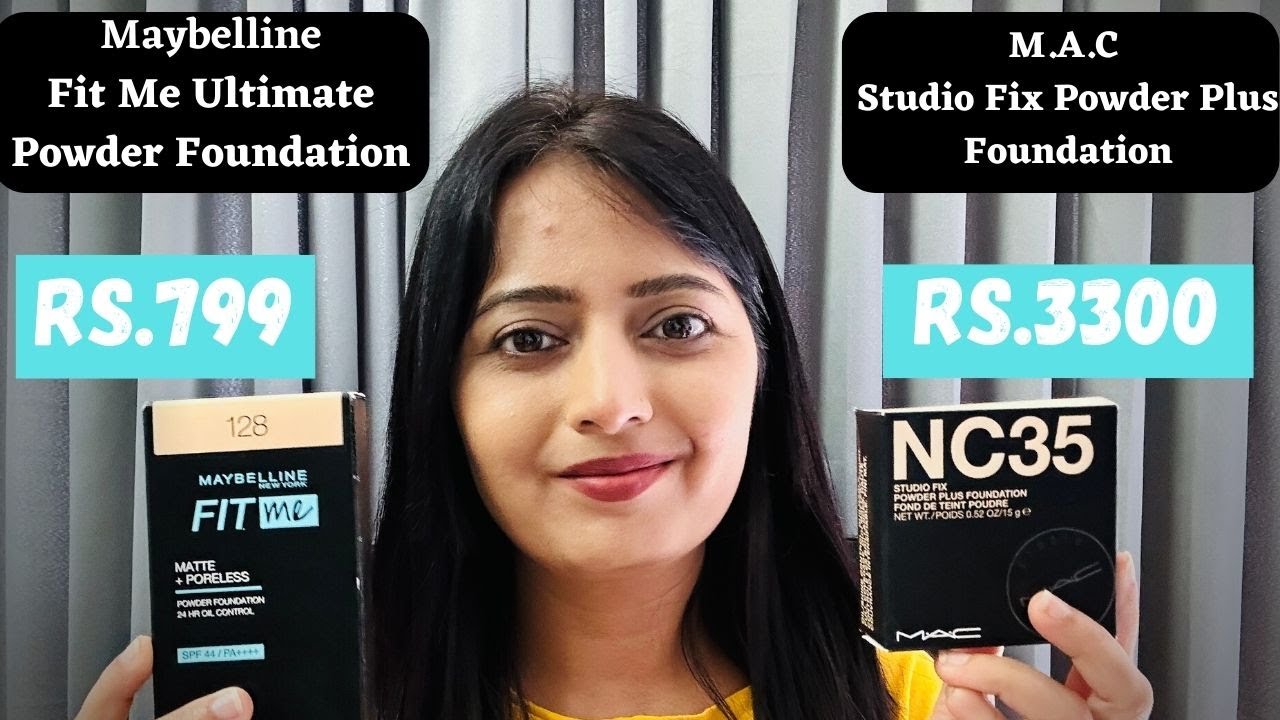 MAC Studio Fix Powder Foundation VS Maybelline FIT ME Ultimatte Powder Foundation ,ARE THEY A DUPE ?