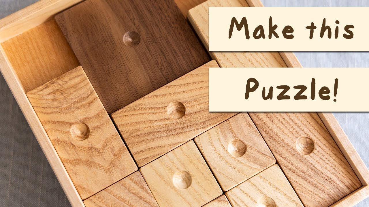 Making a Sliding Tile Puzzle with Wood