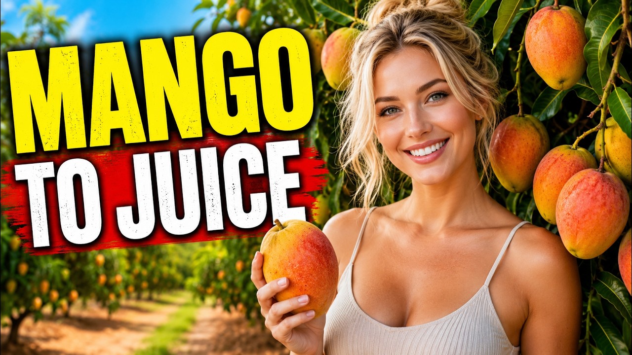 **Inside a Modern Mango Factory | How Fresh Mangoes Become Bottled Mango Nectar**