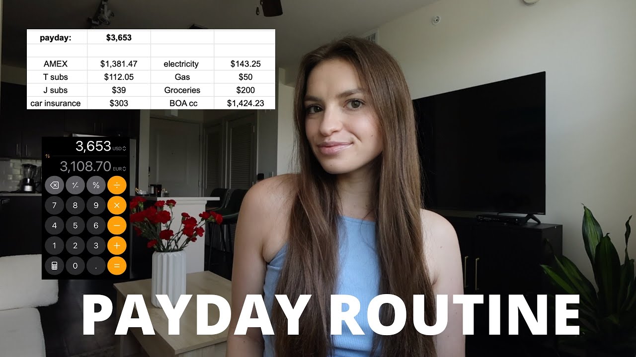 $3,653 PAYDAY ROUTINE 💰:  Paying Off Debt, Budgeting Biweekly & Growing a 2nd Income Stream!