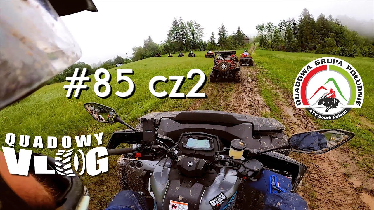 #85 cz2 - Podjazdy z plecakami, czyli QuadLajt z Quadowa Grupa Południe ( Cf Moto 850 test pl )