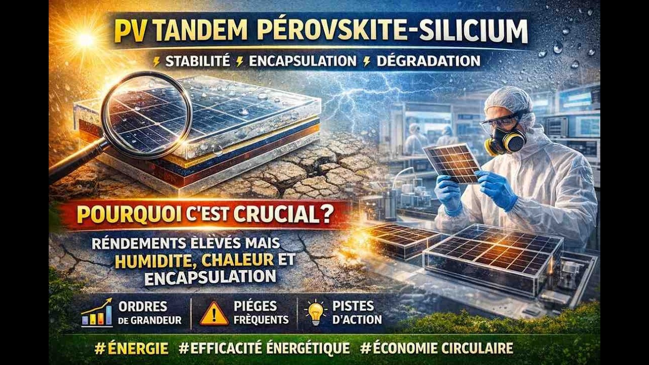 Pérovskites : la prochaine révolution solaire… ou un problème de stabilité ?